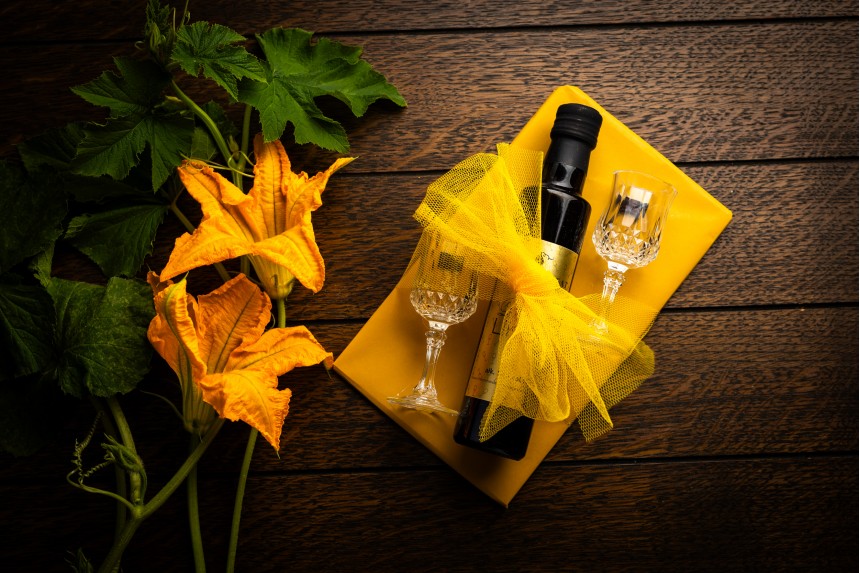 Bučni liker 0,10L s kozarčki