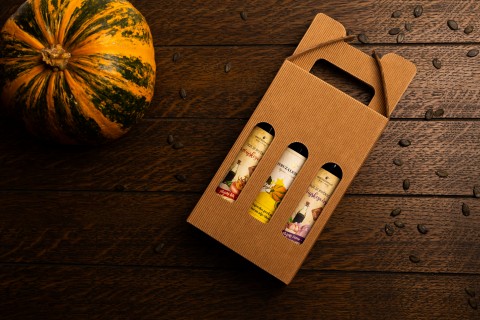 Pumpkin seed oil with Ptuj garlic 0.25 L
