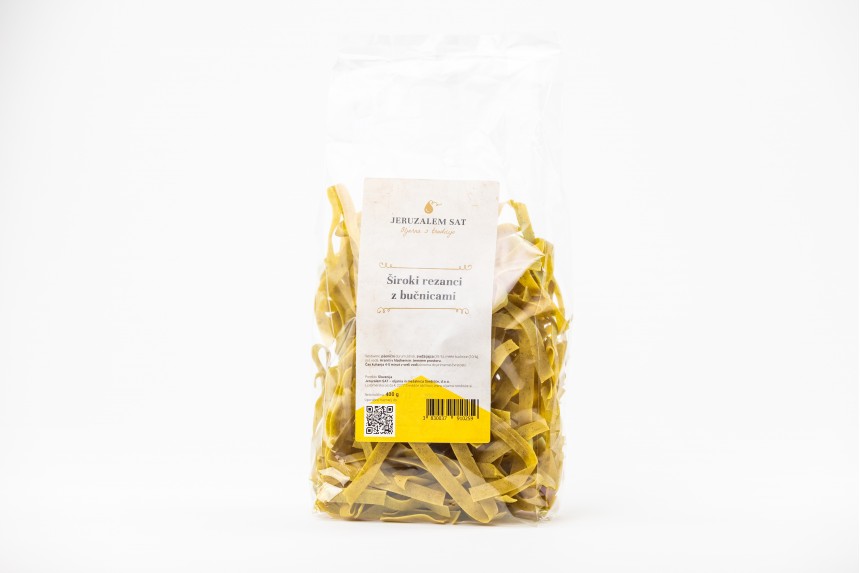 Wide noodles with pumpkin seeds 500 g